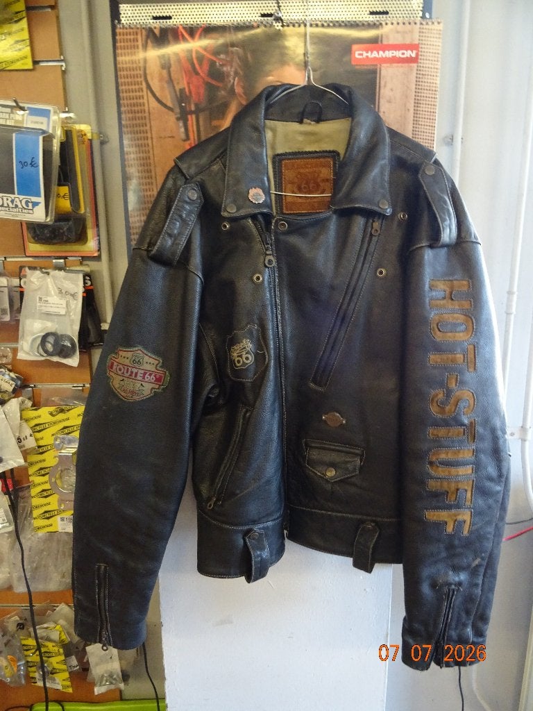 Jas route 66 XL mannen, Motoren, Kleding | Motorkleding, Heren, Jas | leer, Ophalen of Verzenden, Overige