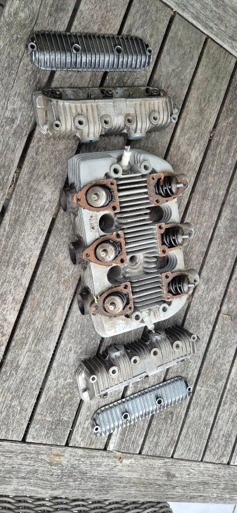 Triumph T150 cylinder kop onderdelen T150V Trident HDA, Motoren, Ophalen, Gebruikt