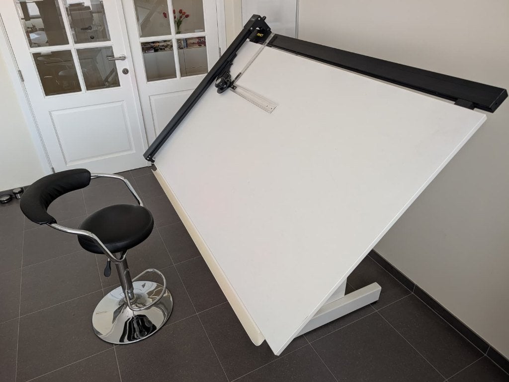 Tekentafel / Architectentafel - Professioneel, Bricolage & Construction, Tables à dessin, Enlèvement, Utilisé, 130 à 150 cm