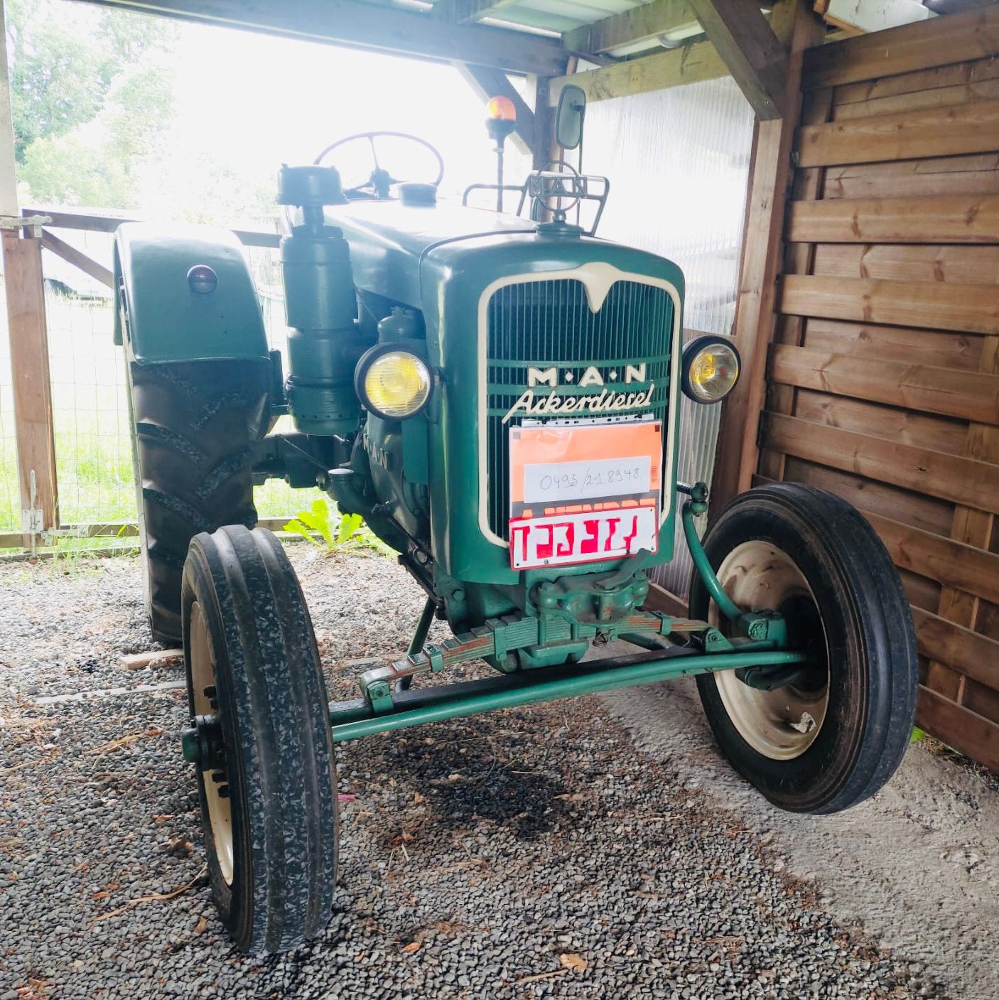 Tracteur MAN EH30, Enlèvement