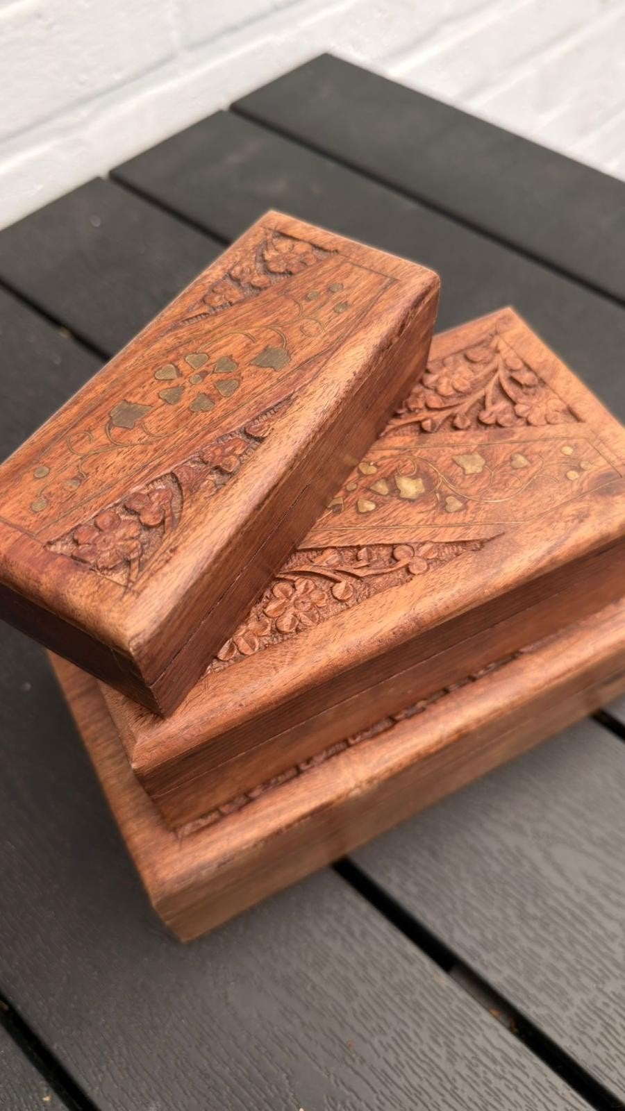 3 houten kisten set, Enlèvement