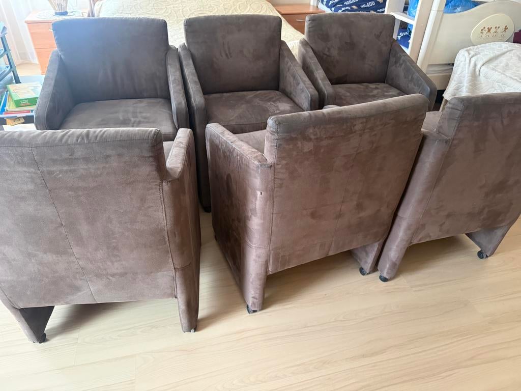 6 Stoelen, Huis en Inrichting, Stoelen, Ophalen, Zo goed als nieuw