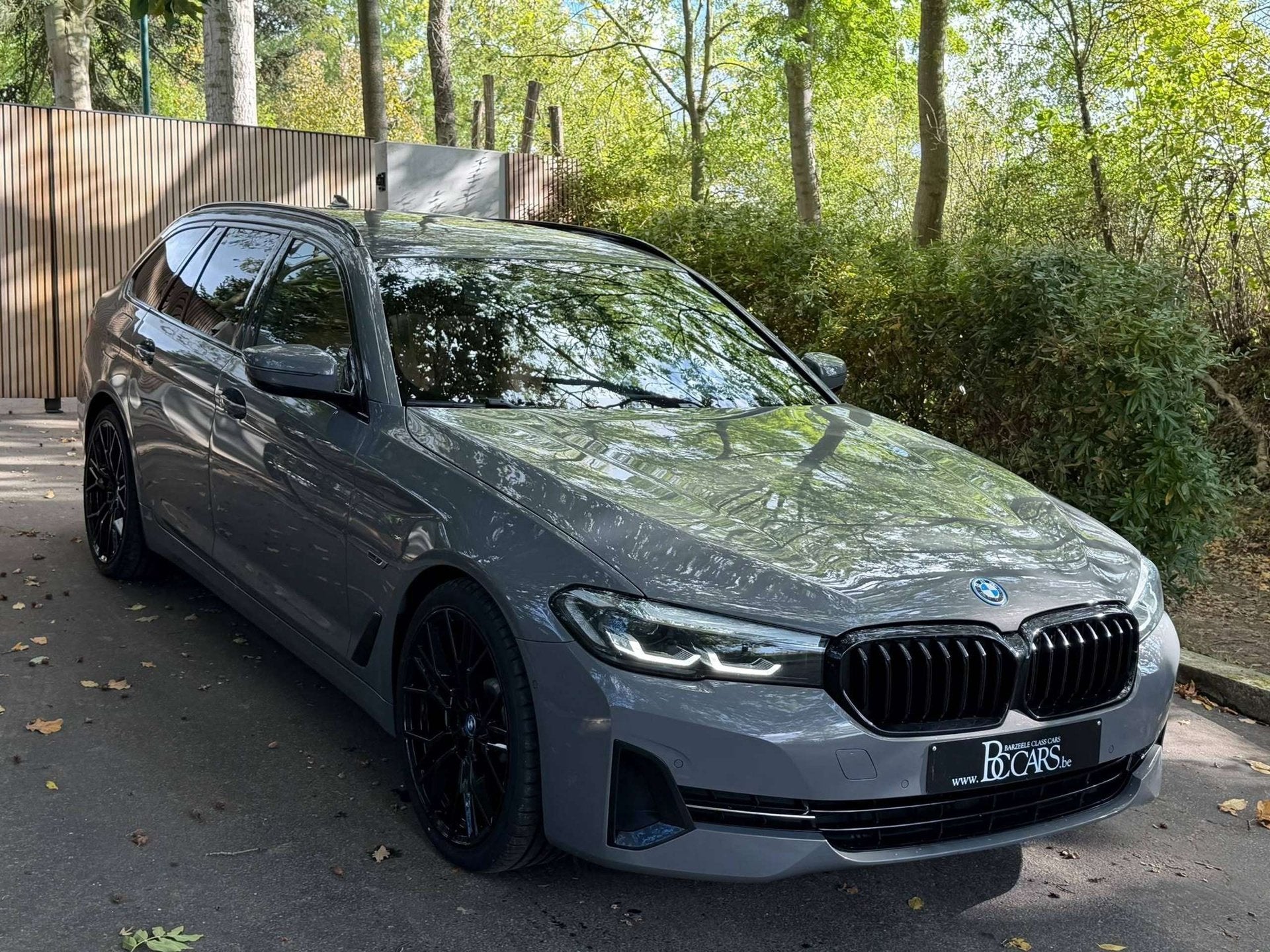 BMW 520 Touring 520eA Led-Navi Prof-Cockpit Pro-Verw.Leer-20, Autos, Argent ou Gris, Entreprise, 5 portes, Automatique