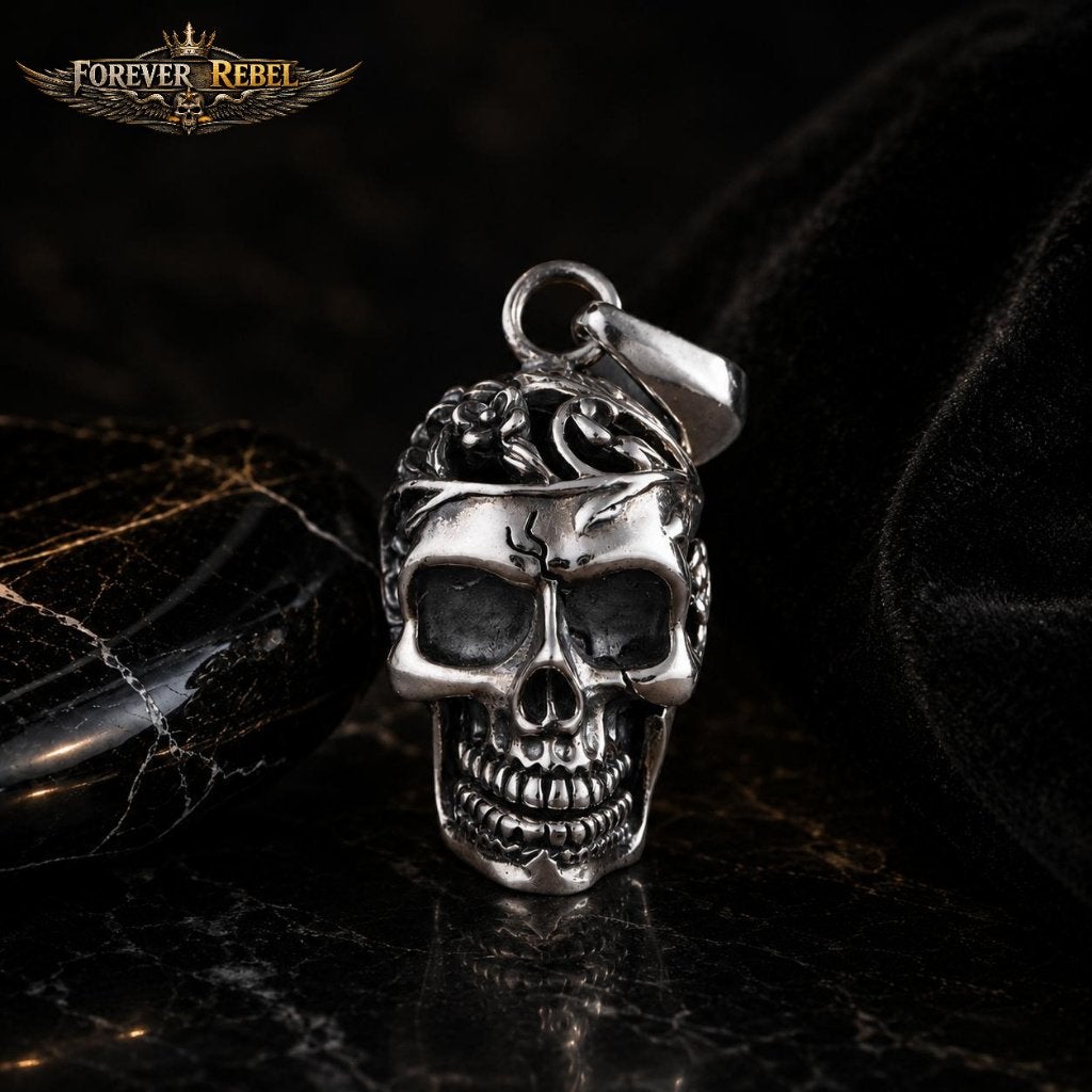 Bloom After Death - 925 Zilver, Handtassen en Accessoires, Kettinghangers, Overige voorstellingen, Verzenden, Nieuw, Zilver