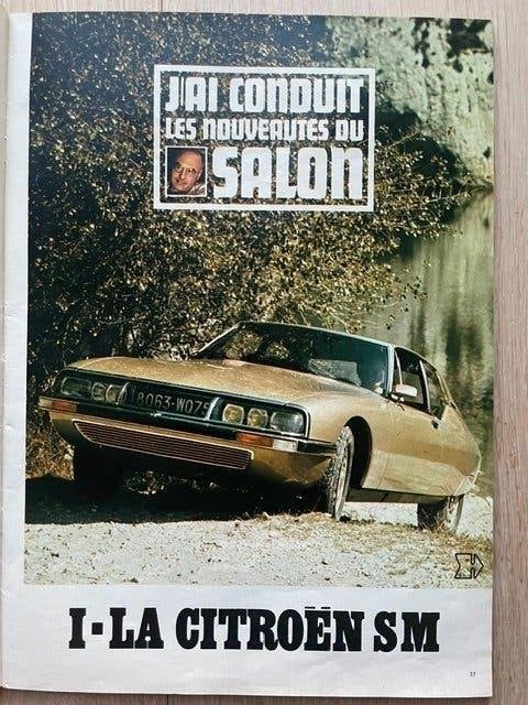 Citroën SM, l'auto - journal, No 12 & 19, 1970, Gelezen, Verzenden, Xx, Citroën
