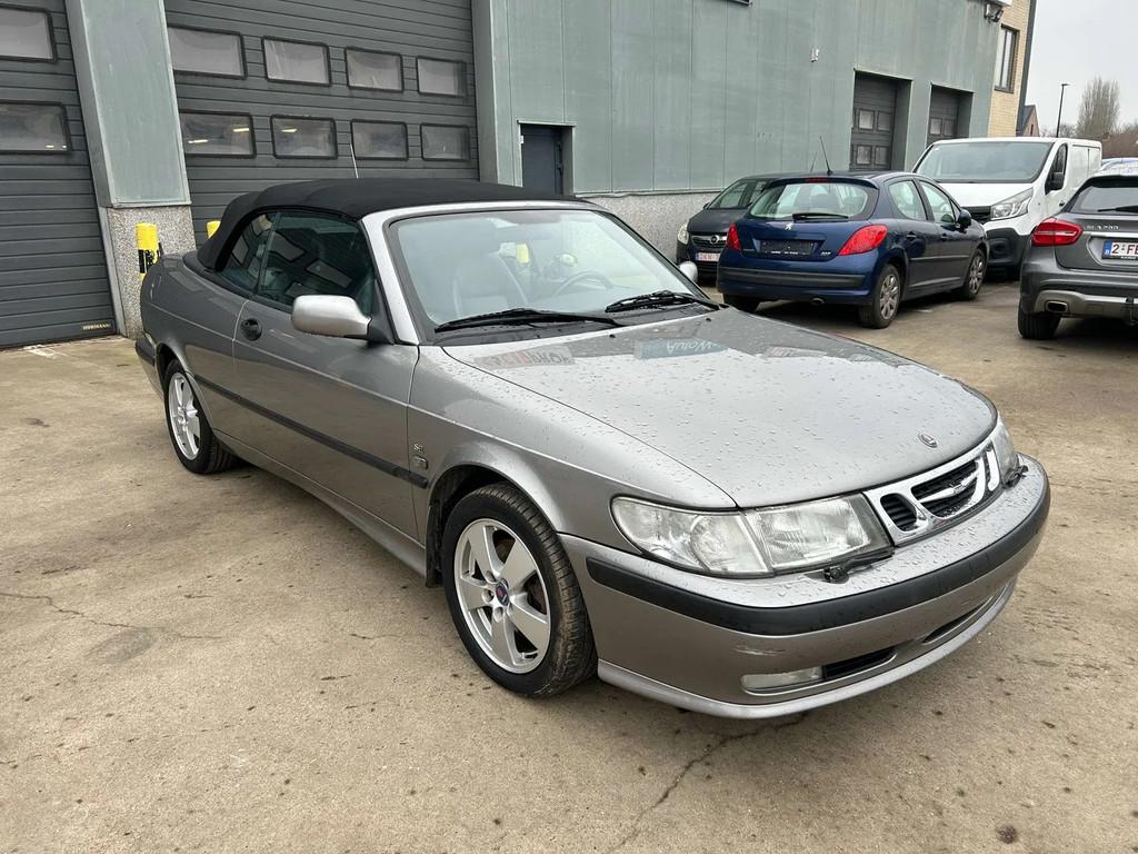Saab 9-3 Cabriolet 2.0Turbo 110kw wagen zie foto's, Auto's, Saab, Gebruikt, 4 cilinders, Cabriolet, 1655 kg