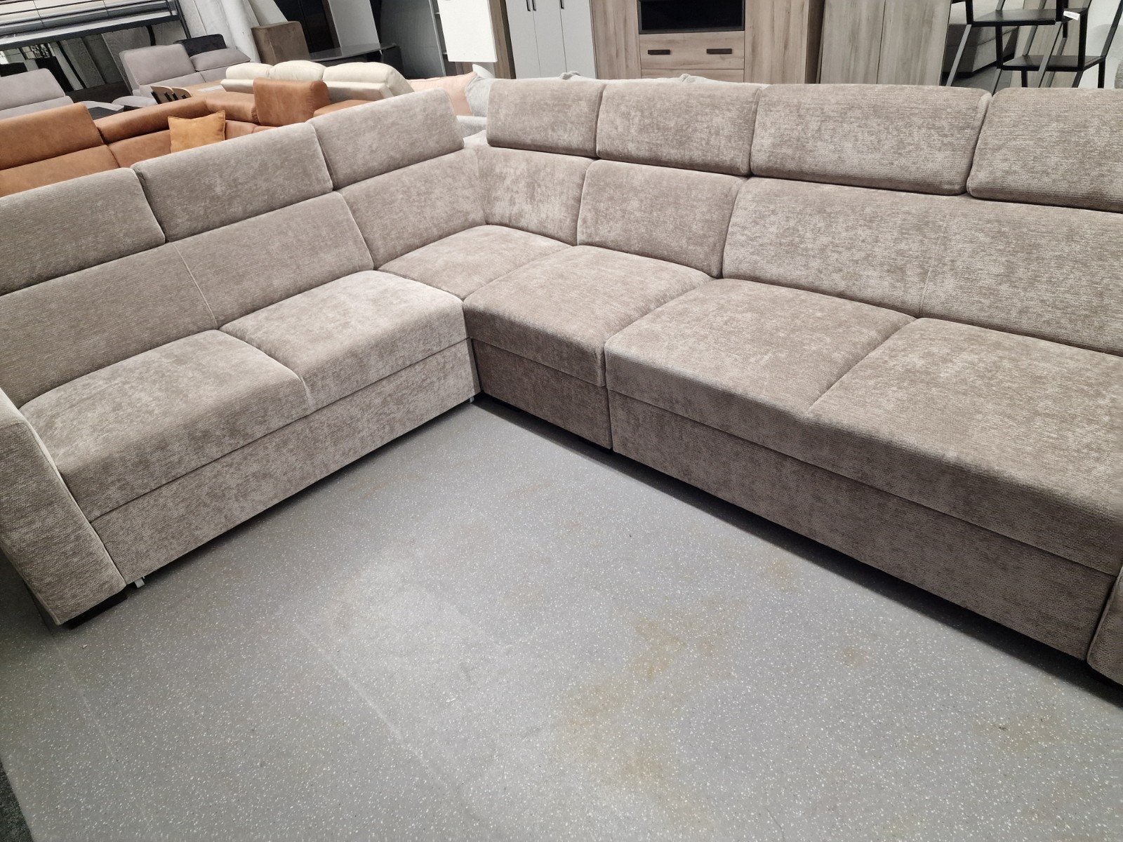 hoeksalon met bedfunctie en opbergruimte 1399 €, Ophalen