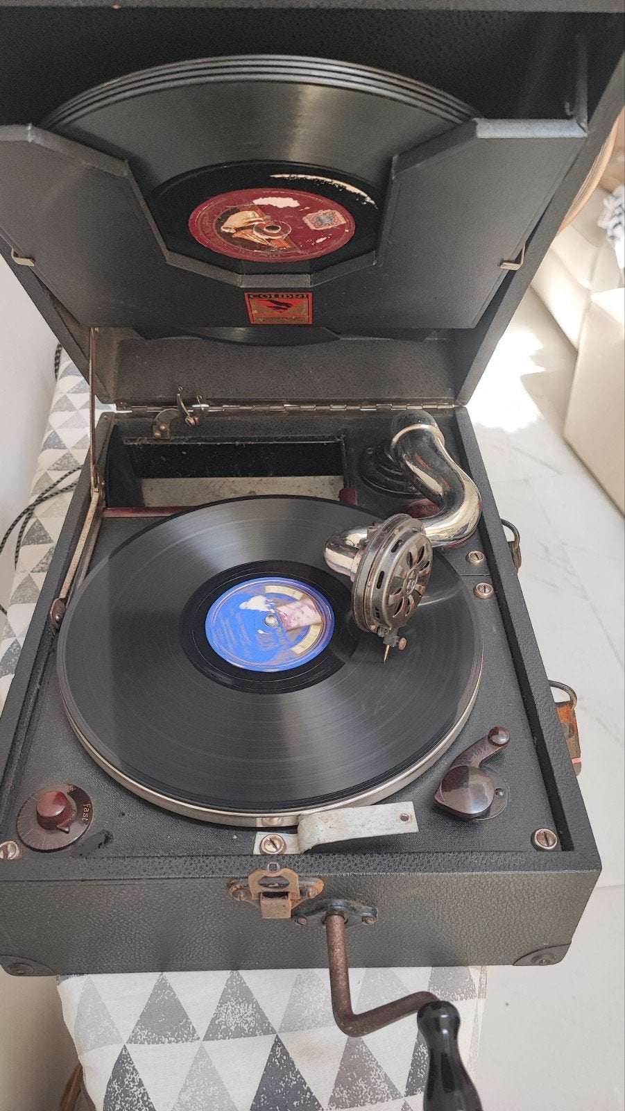 Grammofon, Antiek en Kunst, Antiek | Tv's en Audio, Ophalen