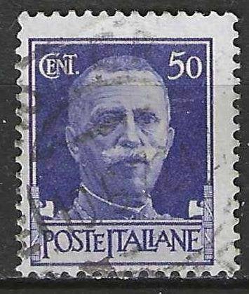 Italie 1929/1930 - Yvert 232 - Victor Emmanuel III (ST), Postzegels en Munten, Postzegels | Europa | Italië, Gestempeld, Verzenden