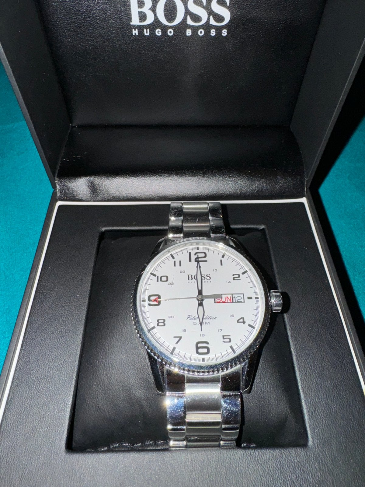 Hugo Boss horloge, Ophalen of Verzenden, Gebruikt, Polshorloge, Staal