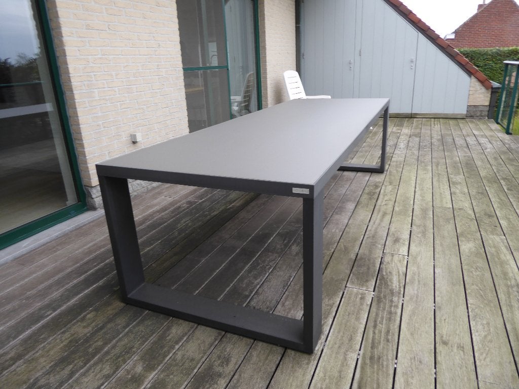 tafels terras, Tuin en Terras, Ophalen, Gebruikt, Rechthoekig, Metaal