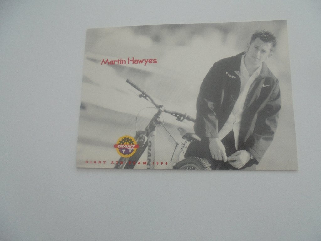 wielrenner - martin hawyes, Verzamelen, Ophalen of Verzenden, 1980 tot heden, Zo goed als nieuw, Foto