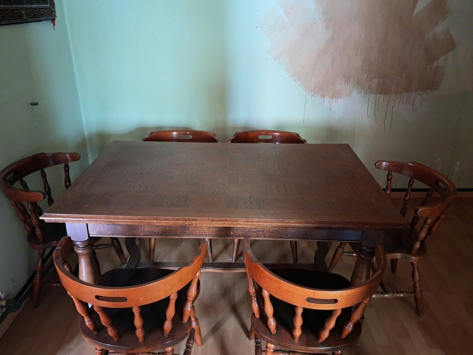 Tafel met stoelen, Ophalen, Zo goed als nieuw