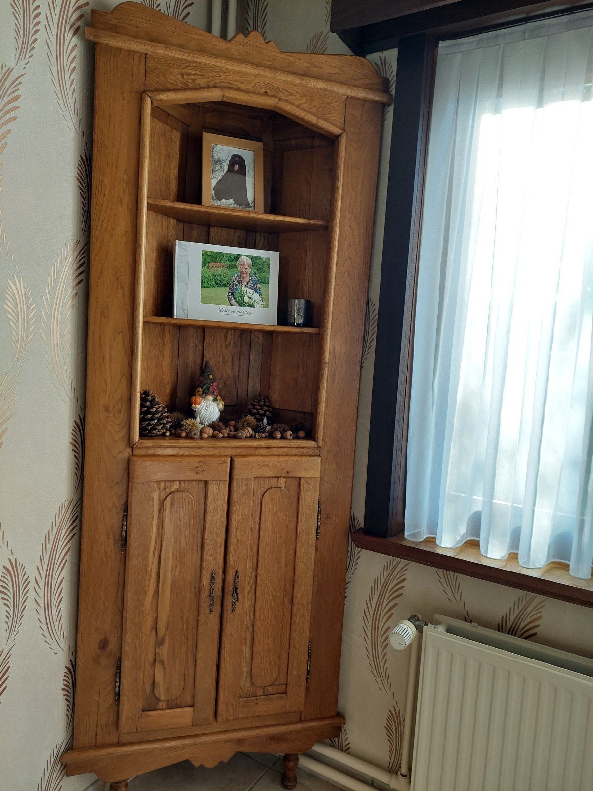 2 houten hoekkasten, Huis en Inrichting, Ophalen, Zo goed als nieuw