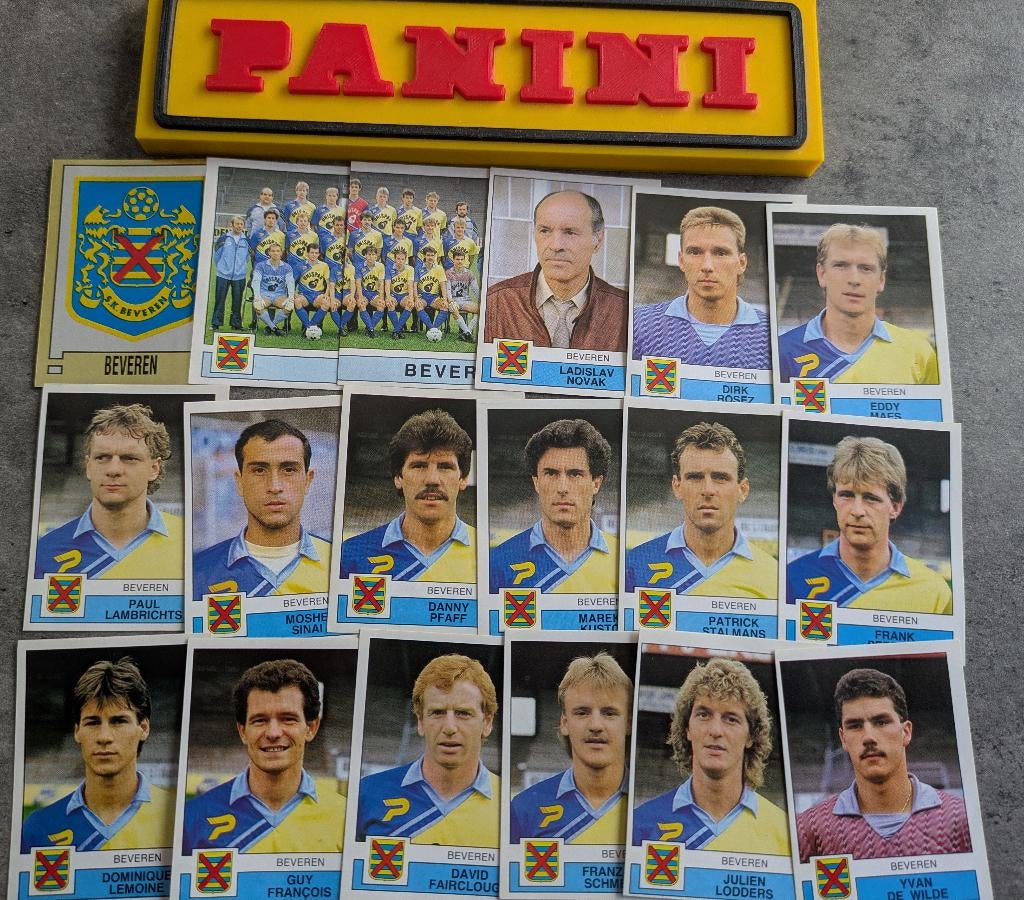 PANINI FOOTBALL 88 BEVEREN 18 STICKERS 1988 VOETBAL, Verzenden, Nieuw