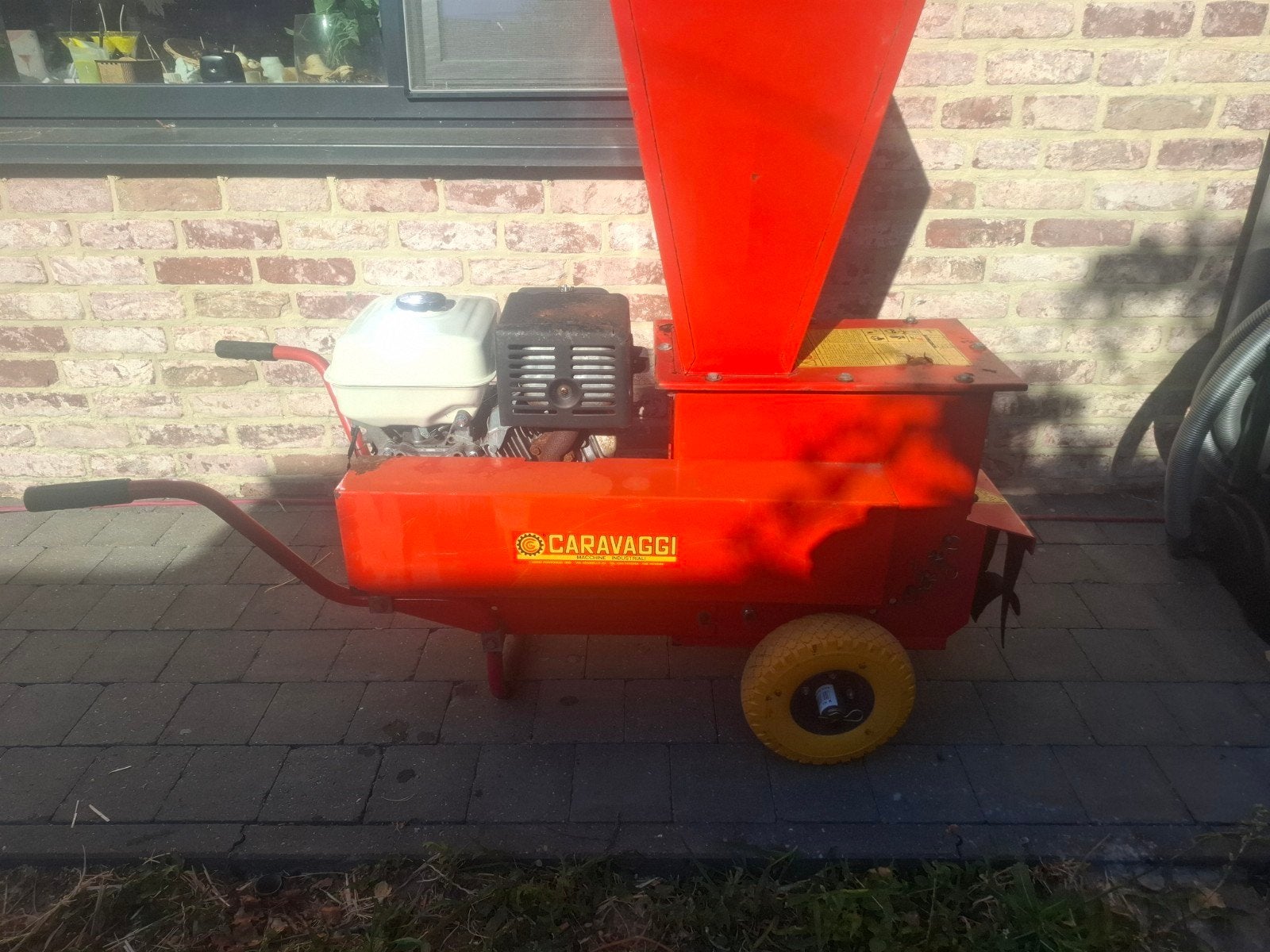 caravaggi bio 100 hakselaar, Tuin en Terras, Ophalen, Gebruikt, Benzine, Caravaggi