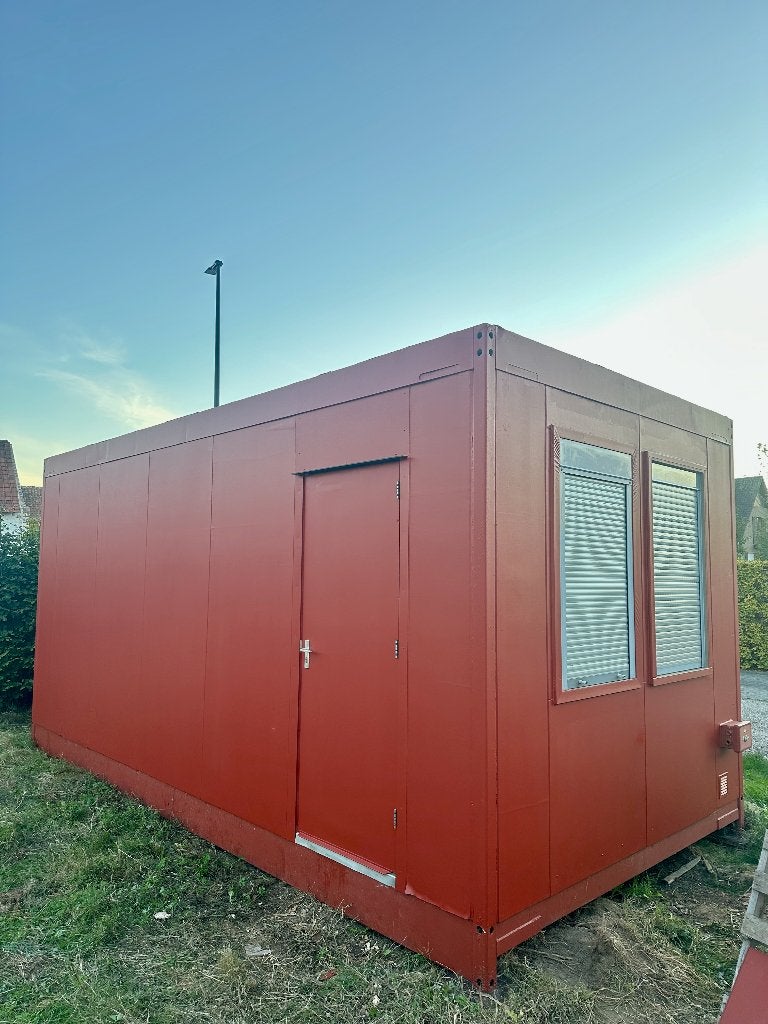 Bureel of opslag container 6 x 3 m, Ophalen