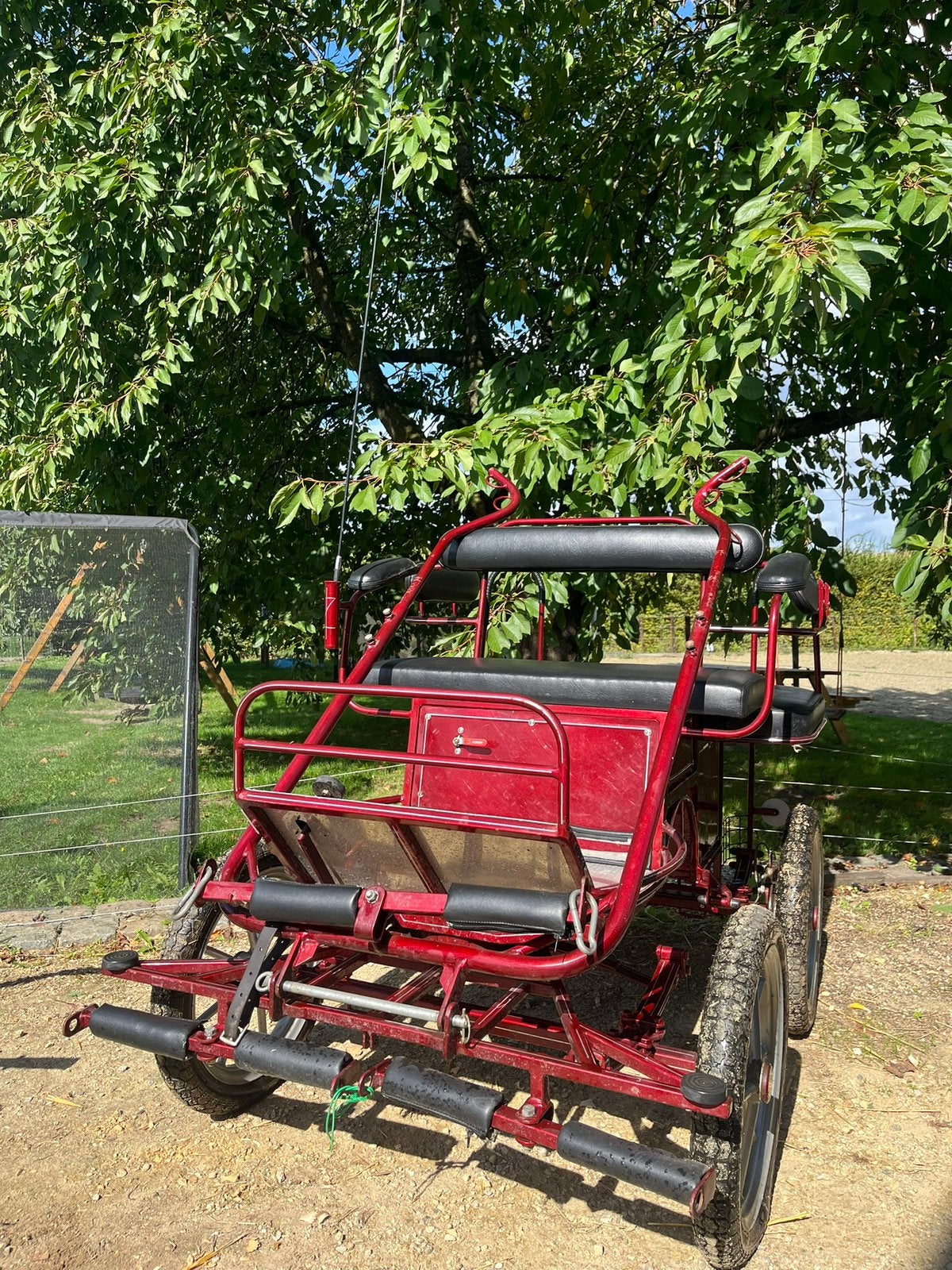 Rode 4-wielige recreatiekoets / menwagen, Gebruikt, Overige typen, Pony