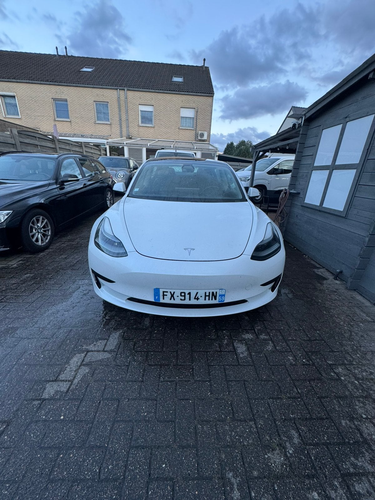 Tesla model 3 Standard Range Plus, Auto's, Automaat, Wit, Berline, Te koop