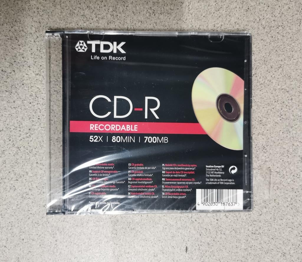 7 CD-R TDK, Enlèvement ou Envoi