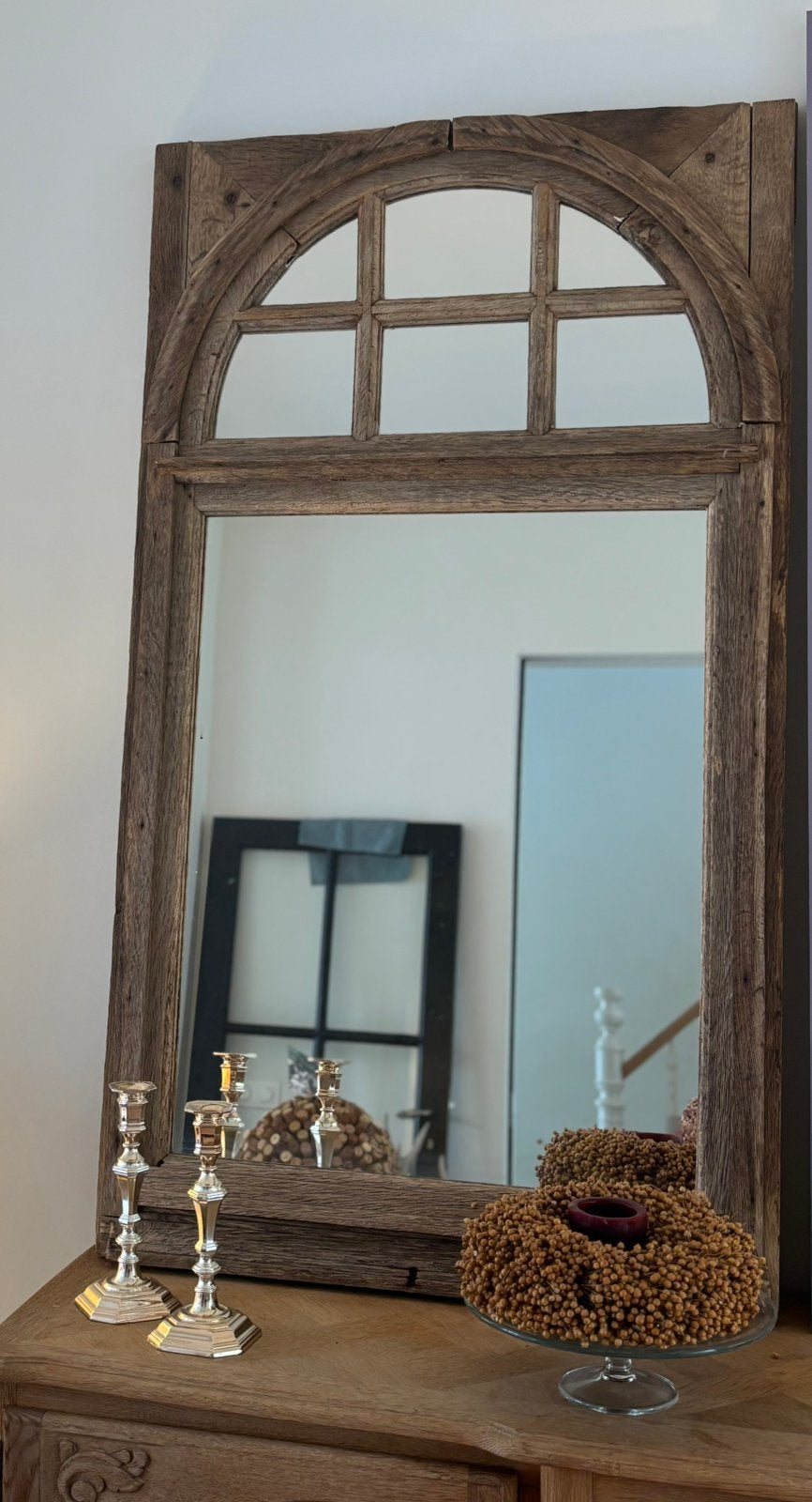Superbe mirroir, Enlèvement, Utilisé, 100 à 150 cm, Rectangulaire