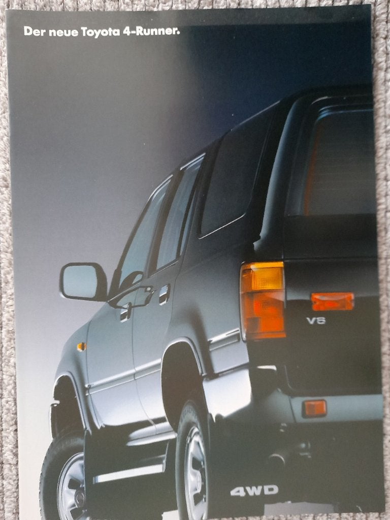 Brochure de la Toyota 4 Runner, 1/1991, Envoi, Comme neuf, Toyota