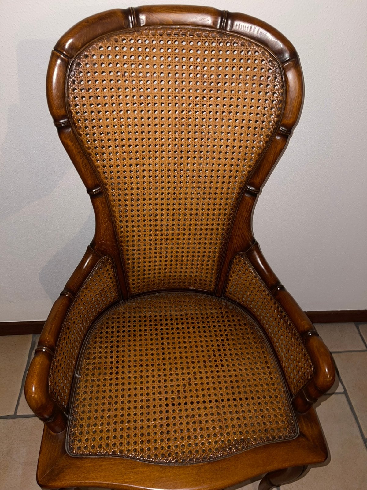 Vintage webbing stoel, Ophalen