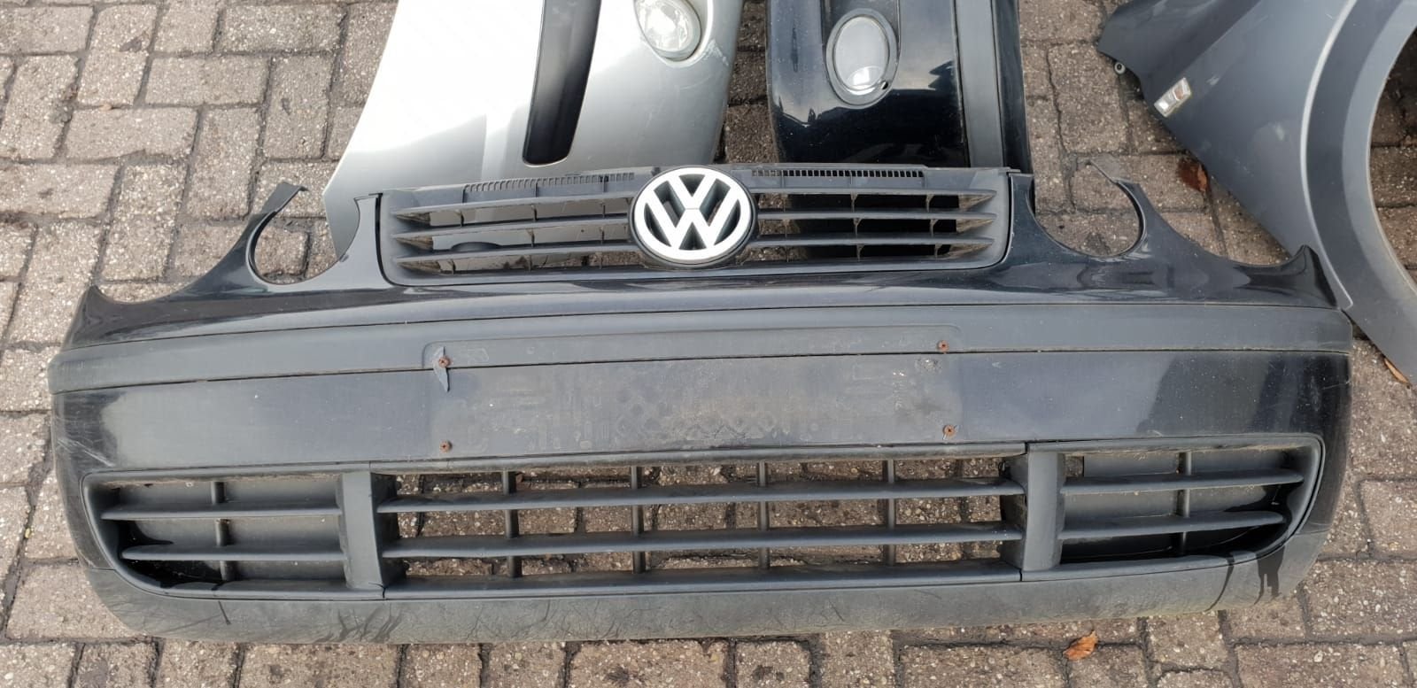 VW POLO VOORBUMPER BJ 2002 TOT 2005, Autos : Pièces & Accessoires, -, Utilisé, -, Avant