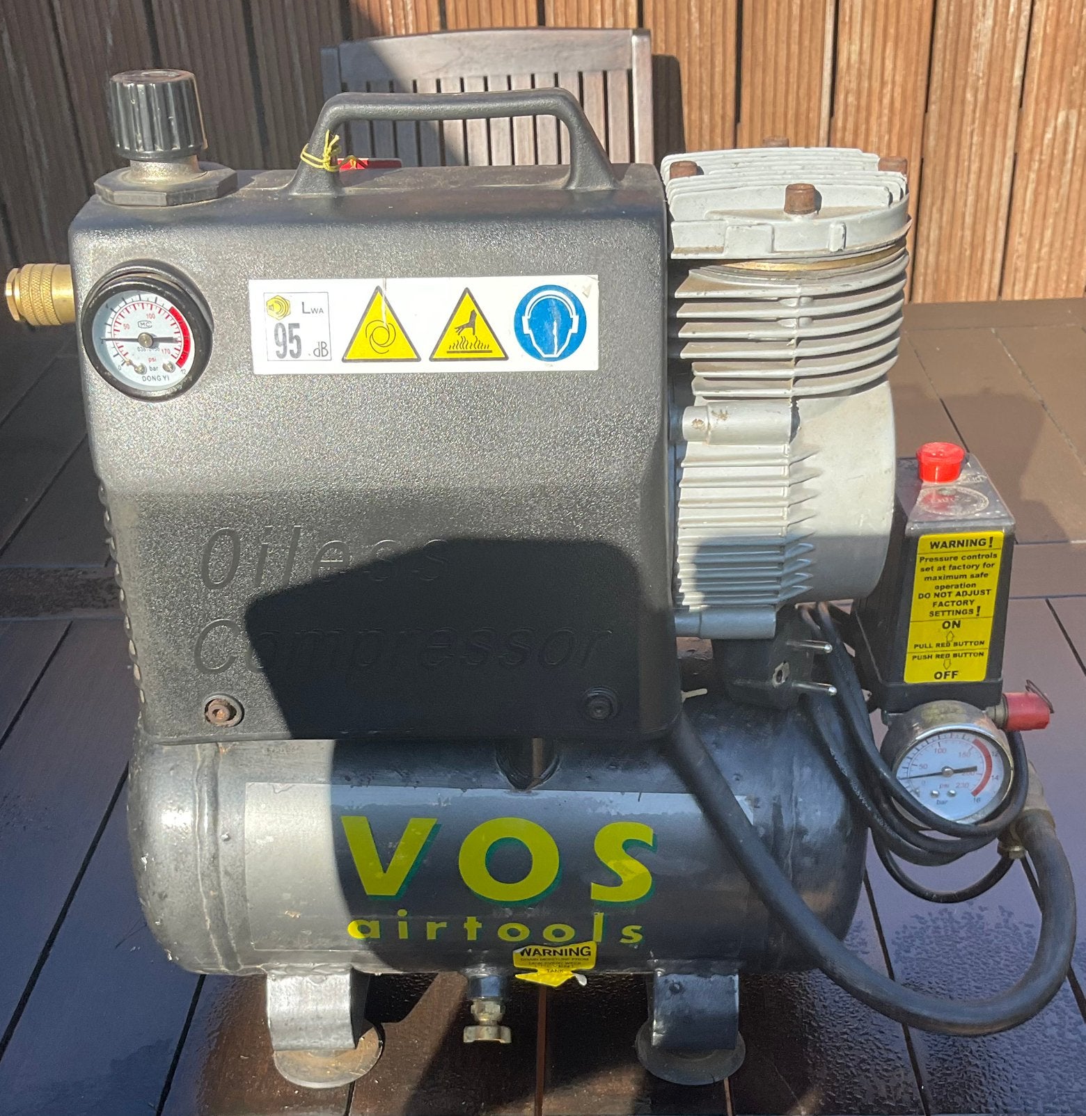 Compressor Vos, Ophalen of Verzenden, Zo goed als nieuw