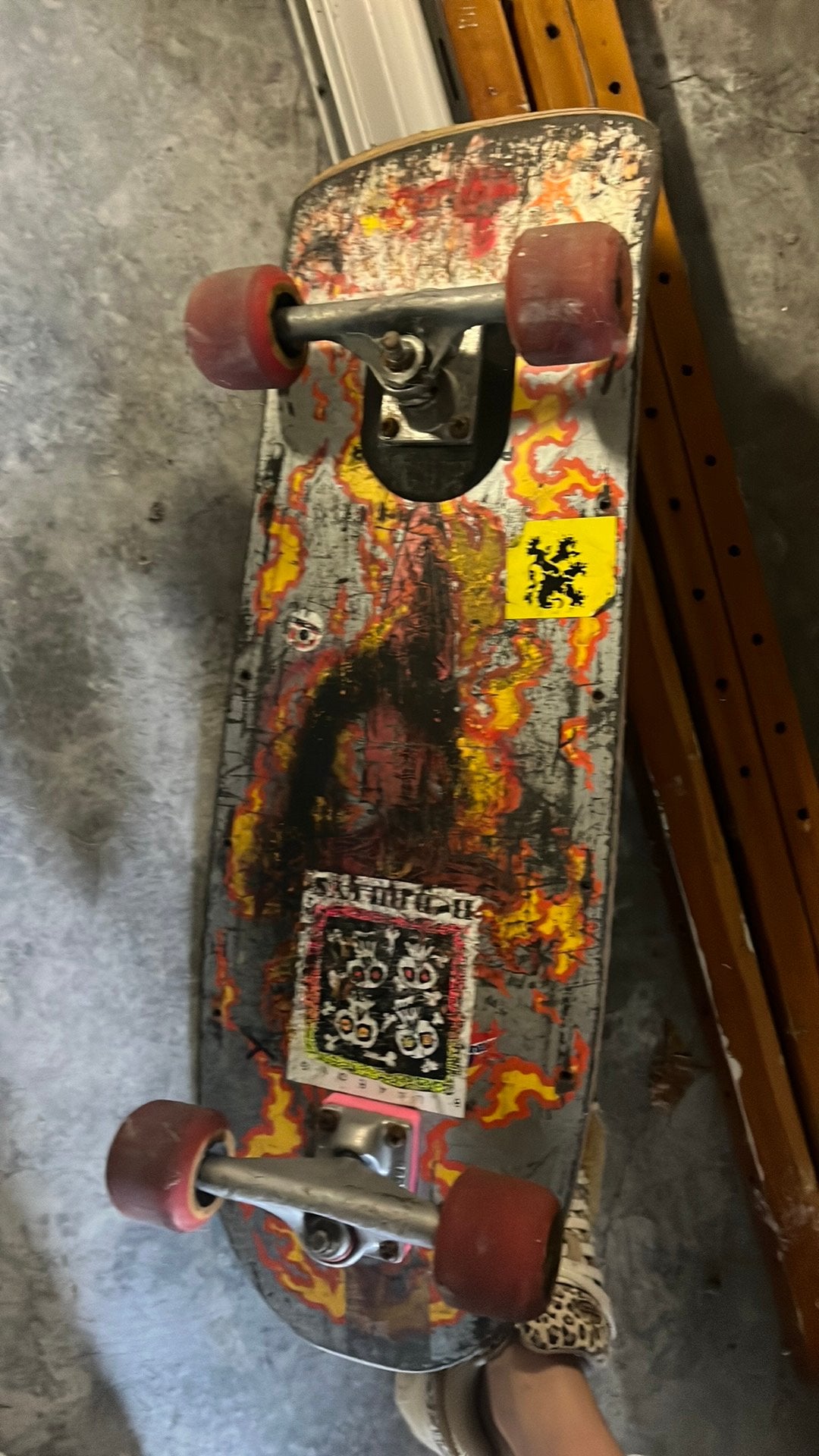Vintage skateboard jaren 80 Powell, Sport en Fitness, Ophalen, Gebruikt, Skateboard