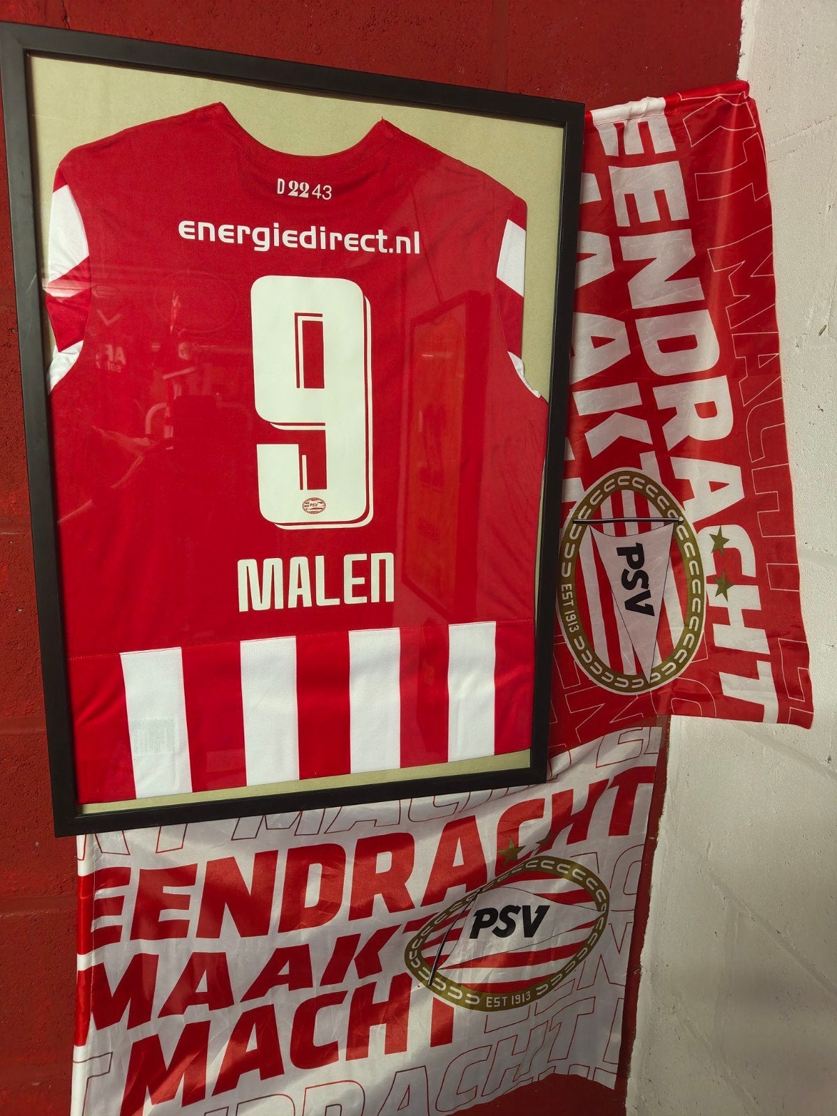 Match issued shirt - Donyell Malen / PSV, Verzamelen, Ophalen, Zo goed als nieuw, Shirt