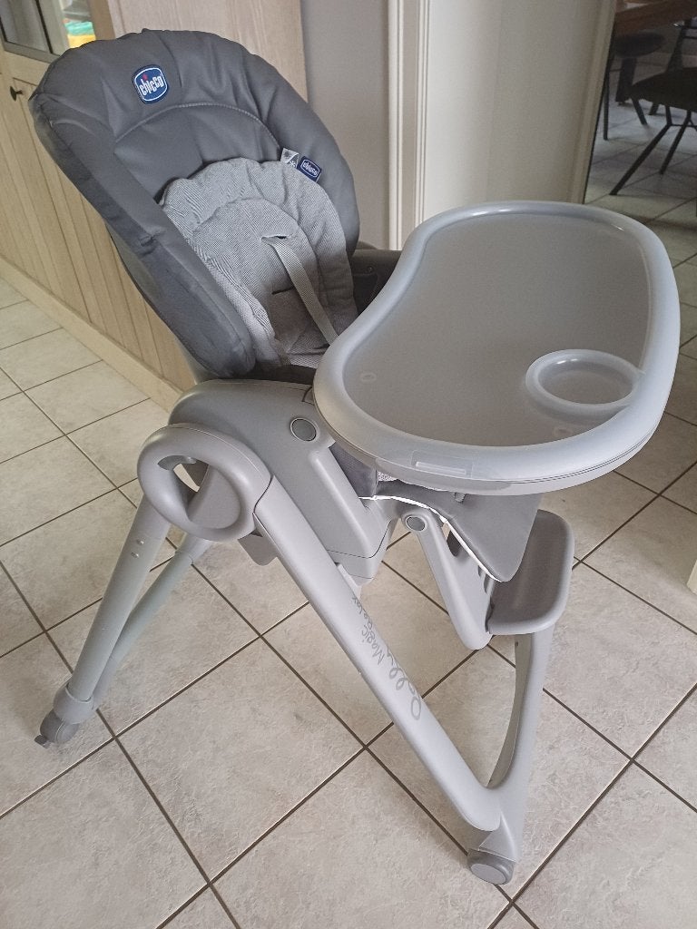 Kinderstoel, eetstoel, Ophalen, Gebruikt, Aanschuifbaar