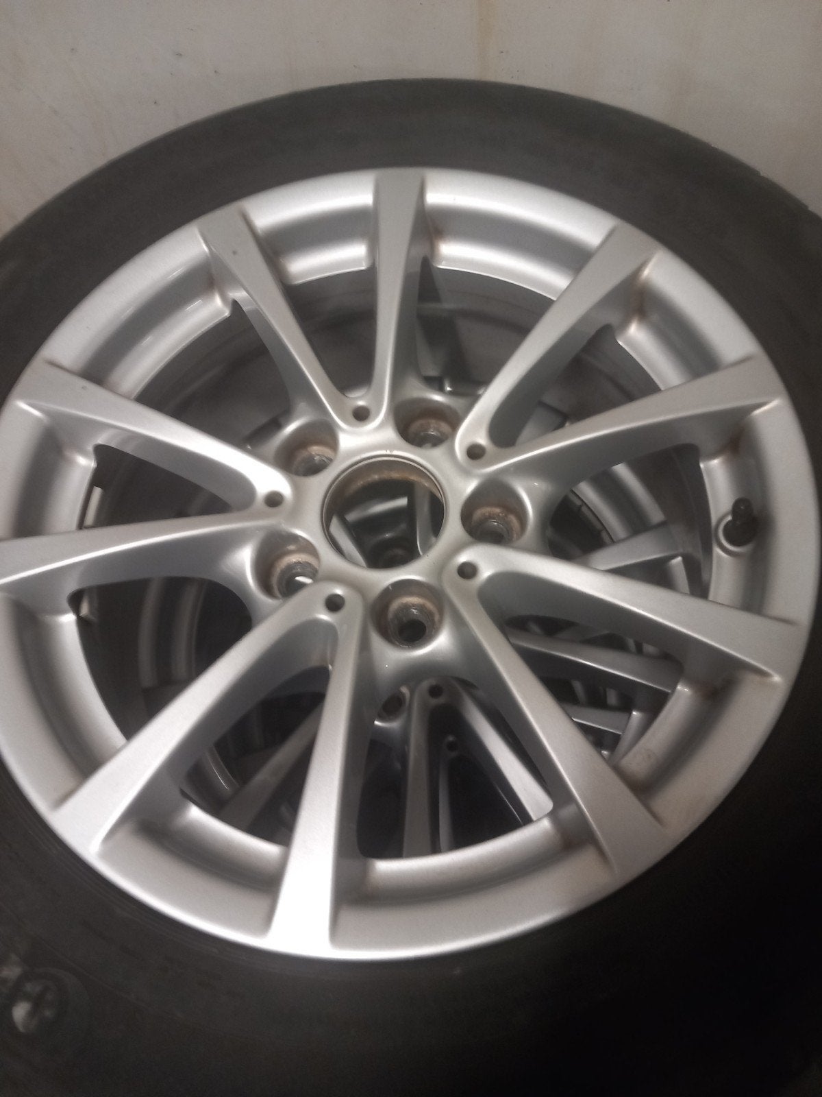 4 velgen BMW met banden, Auto-onderdelen, Banden en Velgen, Ophalen of Verzenden, Band(en)