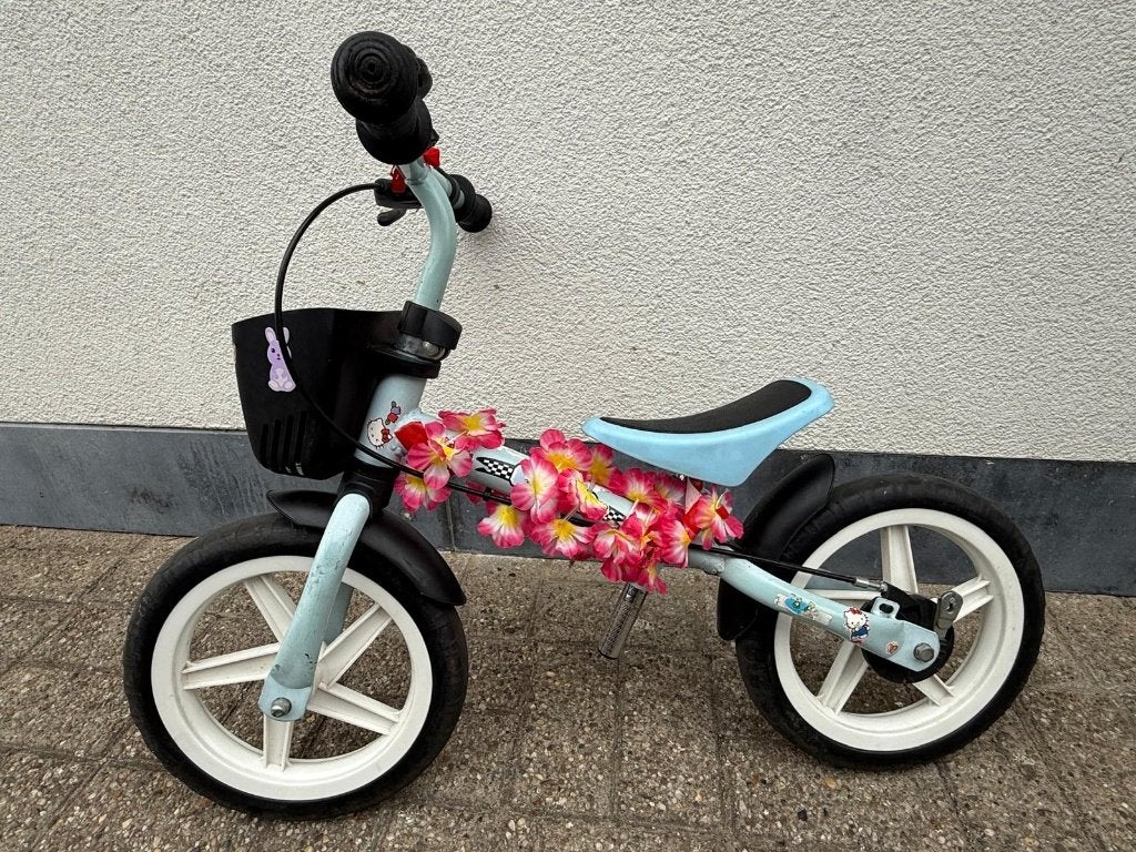 Loopfiets 12 inch, Fietsen en Brommers, Ophalen, Gebruikt, Velgrem, Minder dan 16 inch
