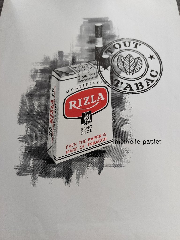 rizla affiche, Antiek en Kunst, Ophalen