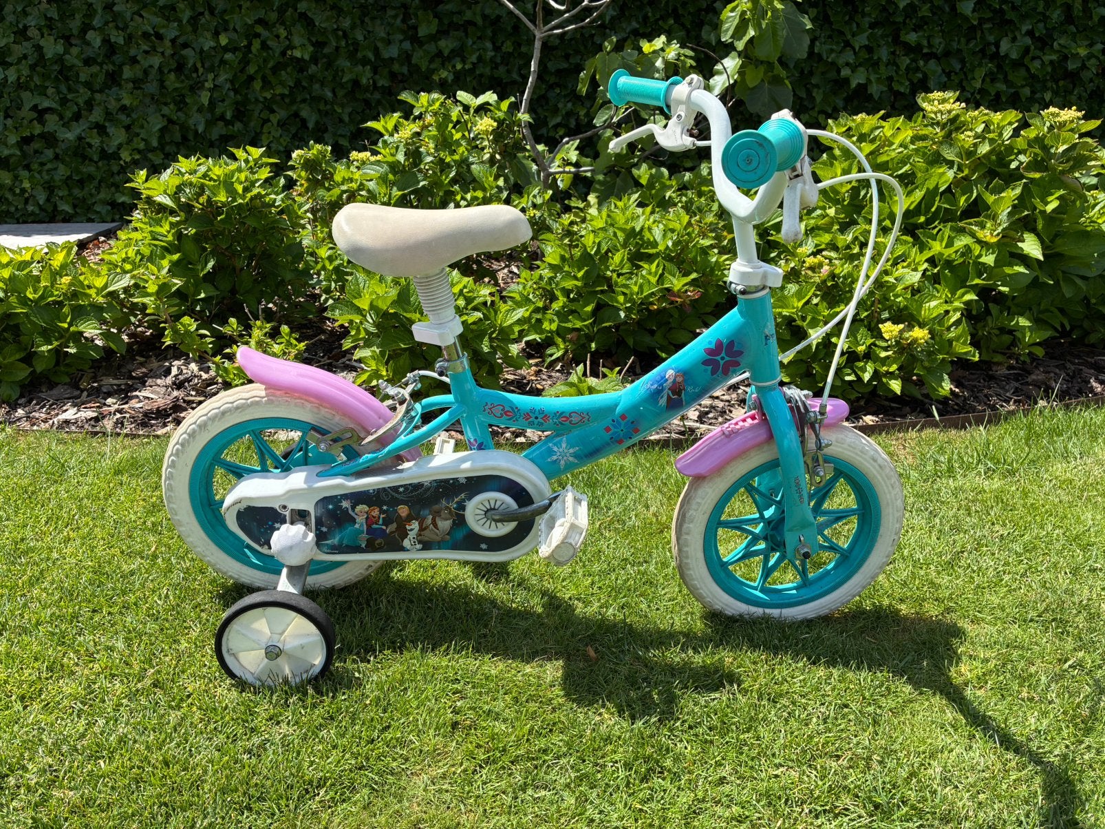 Kinder fiets, Ophalen, Gebruikt