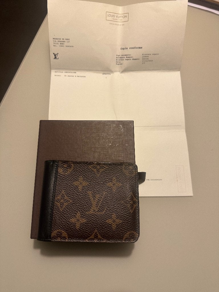 Louis vuitton macassar gaspar, Handtassen en Accessoires, Portemonnees, Bruin, Zo goed als nieuw, Leder, Ophalen