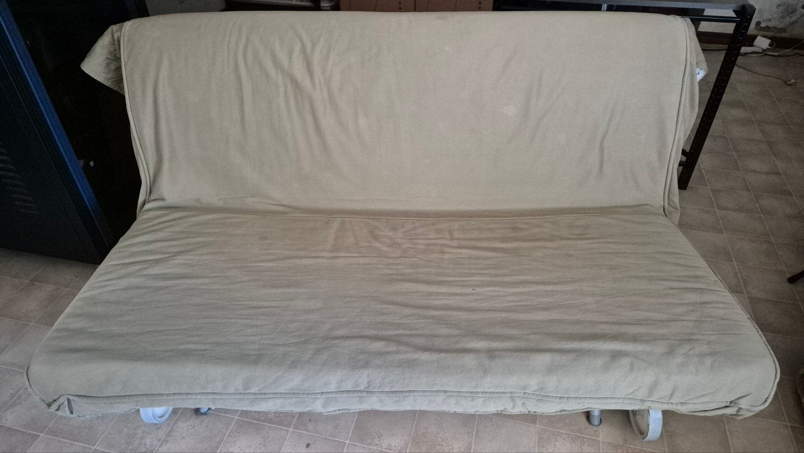 zetelbed, Ophalen, Gebruikt, Tweepersoons, 200 cm
