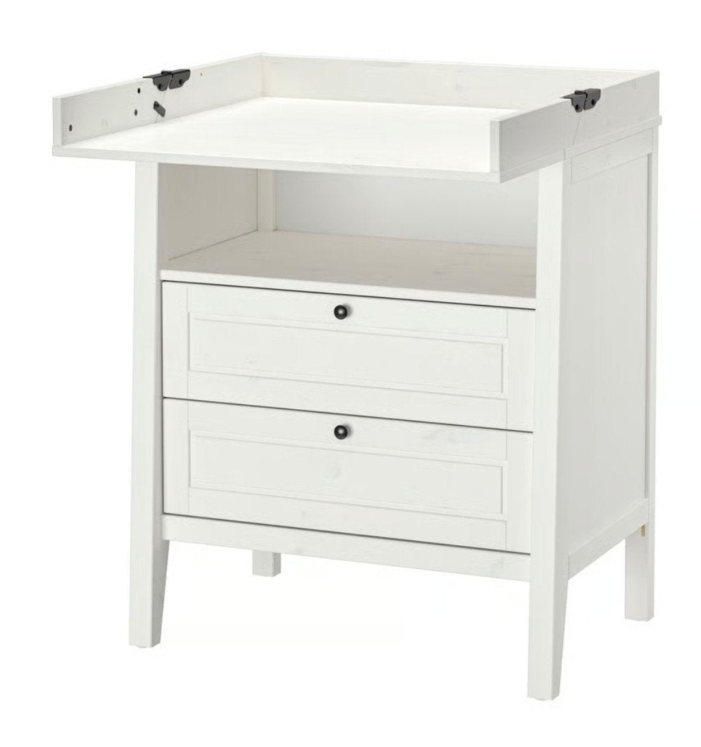 baby verzorgingstafel commode sundvik, Kinderen en Baby's, Ophalen, 50 tot 70 cm, 105 cm of meer, Zo goed als nieuw