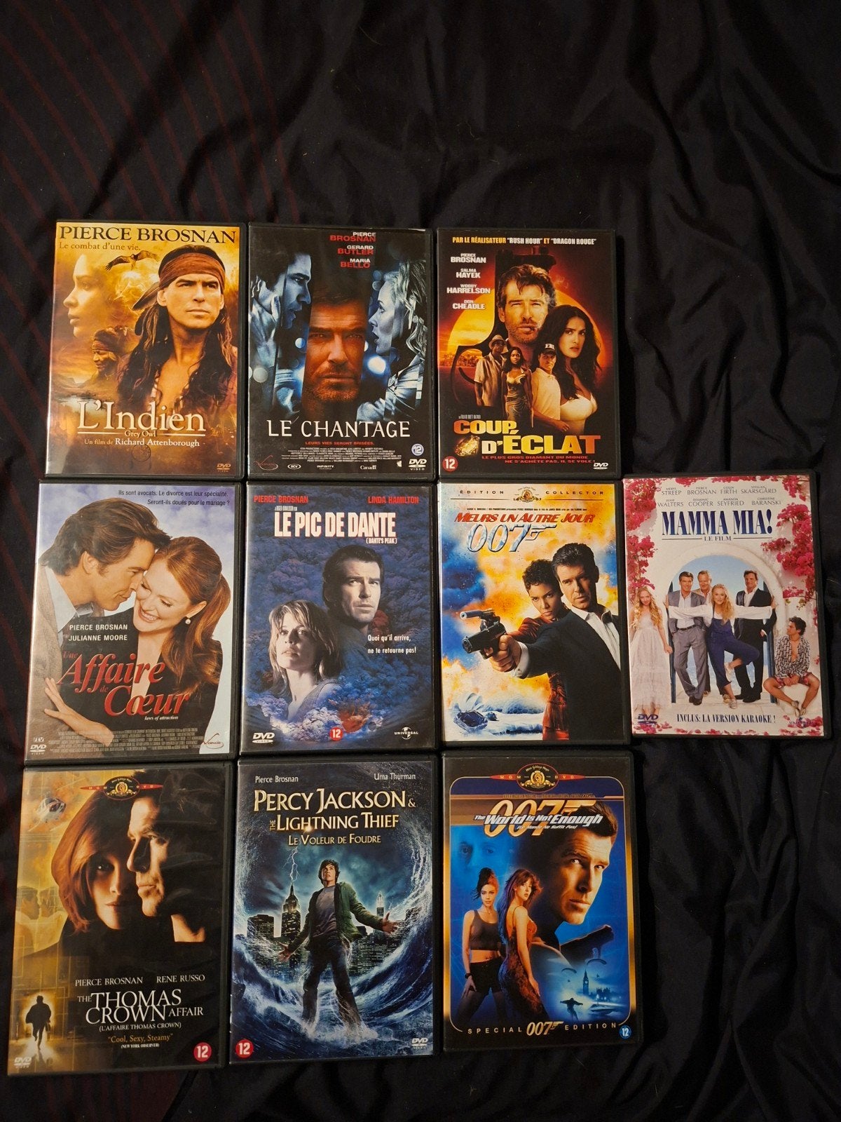 Te koop 10 Pierce Brosnan dvd's, Inclusief boekje, Nederlands, Actie, Ophalen of Verzenden