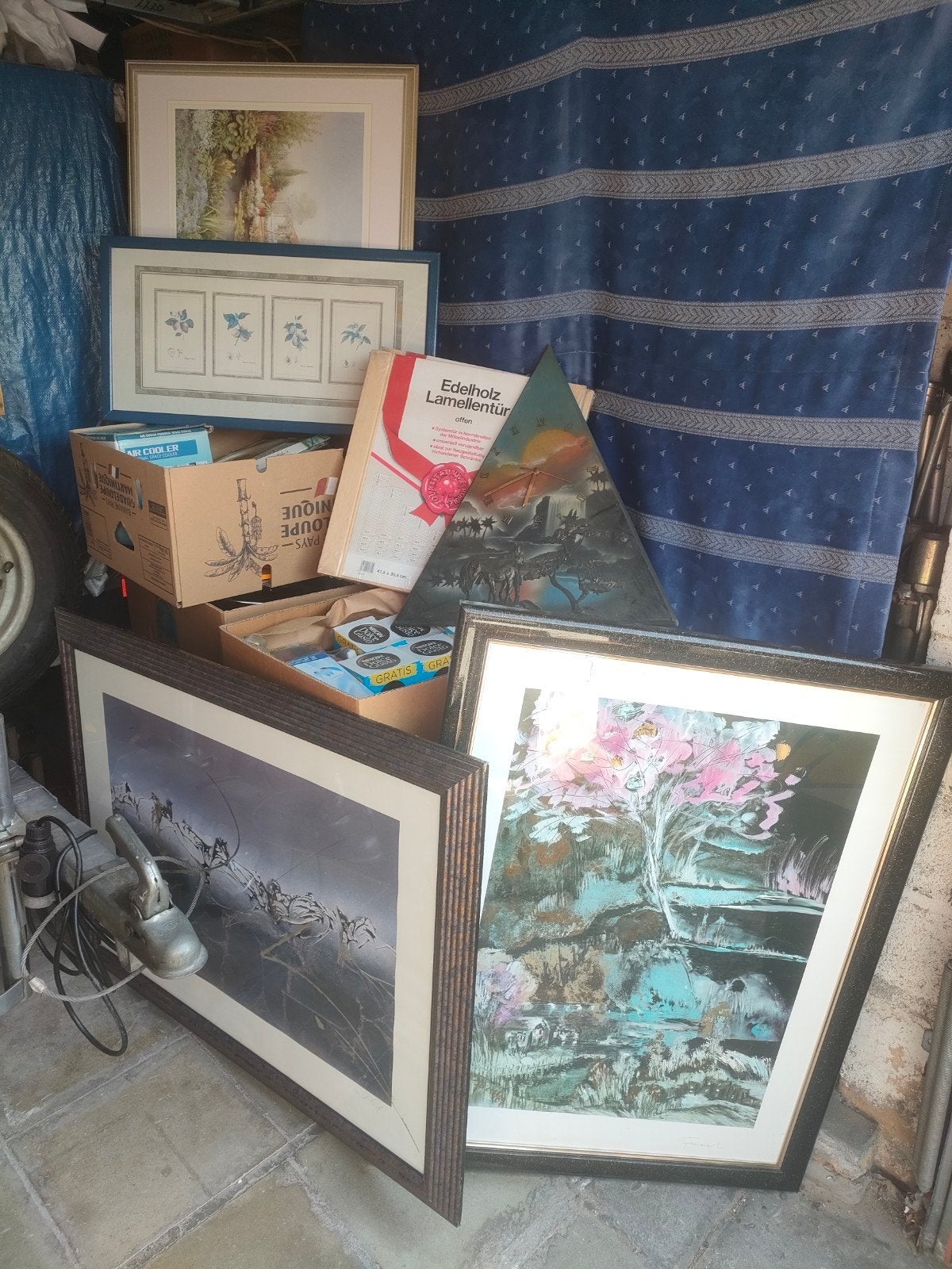 Lot rommelmarkt gerief, Ophalen