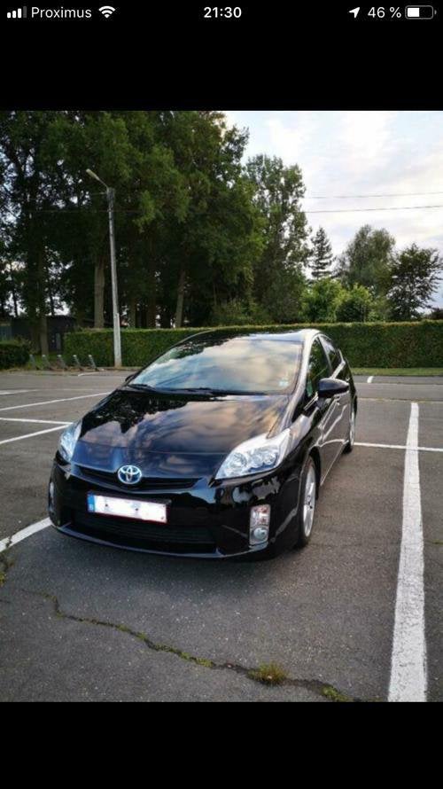 Toyota Prius loung te koop, Auto's, Euro 5, 4 cilinders, Zwart, Leder
