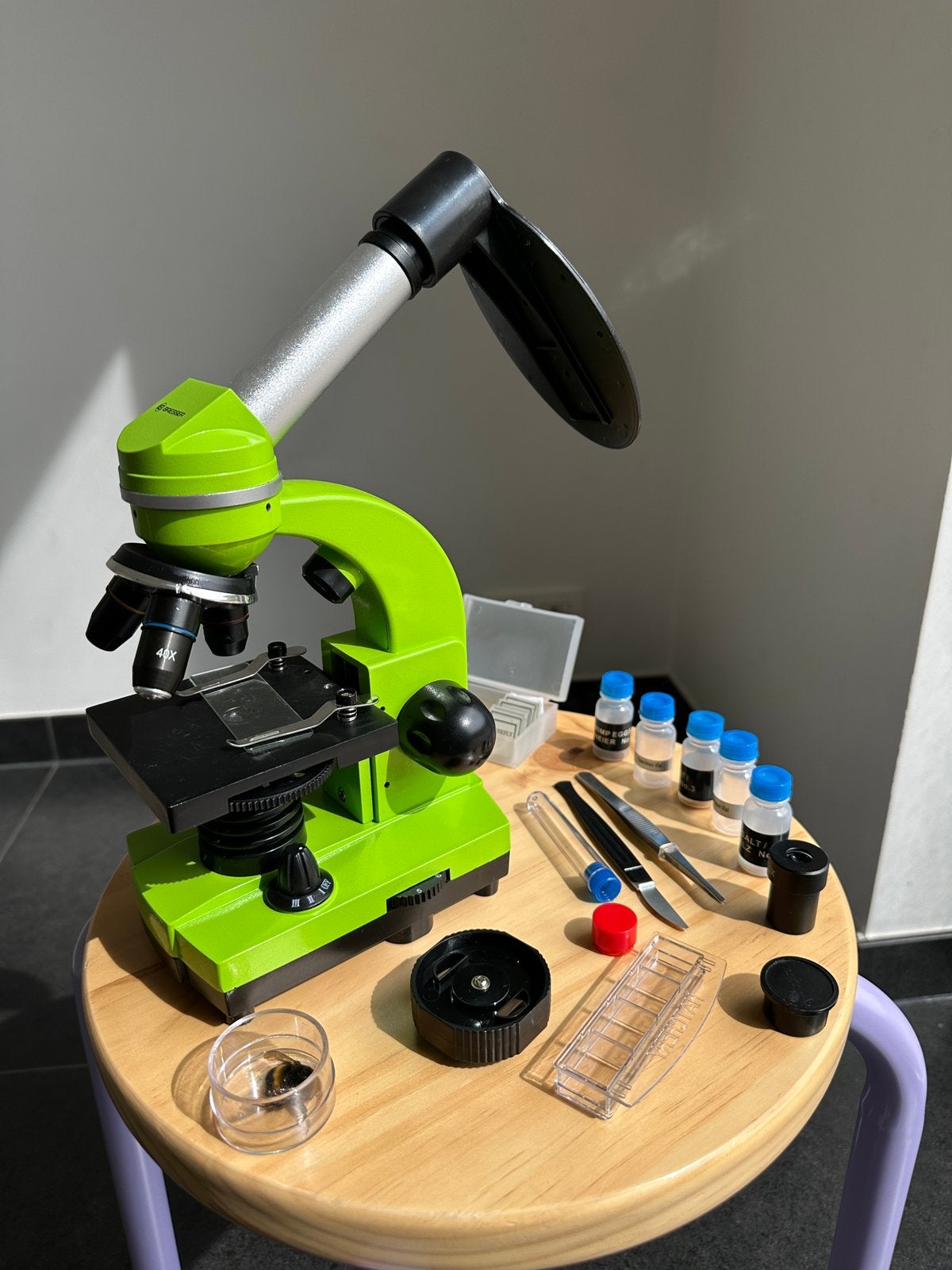 Bresser Junior Biolux Studenten Microscoop, TV, Hi-fi & Vidéo, Matériel d'optique | Microscopes, Enlèvement, Comme neuf, Microscope biologique
