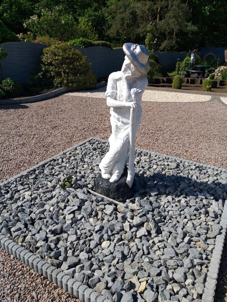 Kruisbeeld 1m30cmhoog materiaal beton, Tuin en Terras, Ophalen, Beton