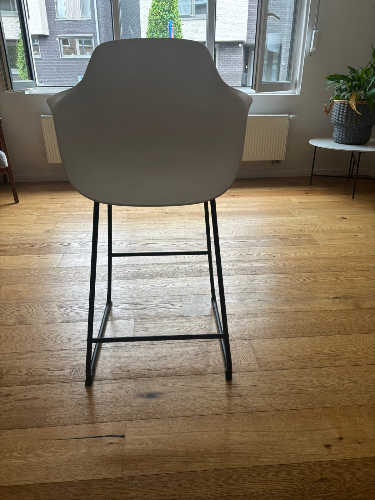Barkruk, Maison & Meubles, Chaises, Enlèvement, Comme neuf, Blanc, Synthétique