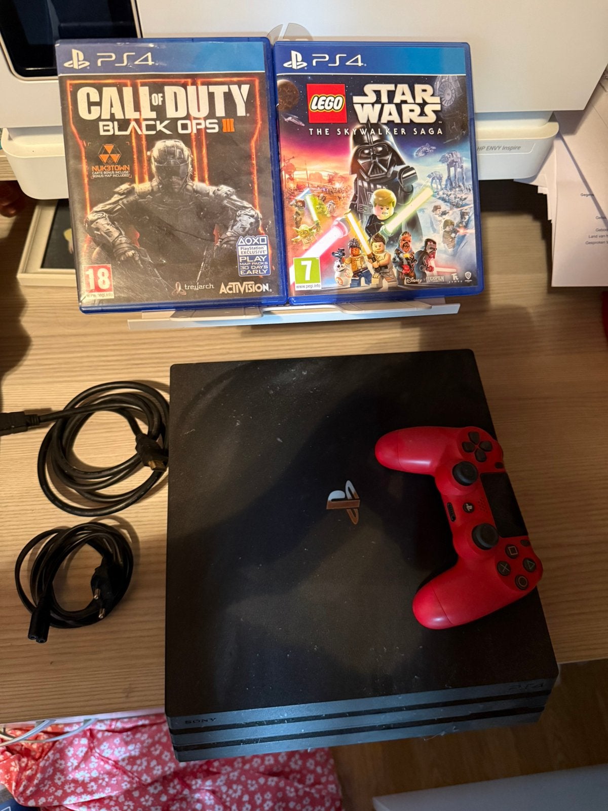 Playstation 4 Pro, Avec 1 manette, Comme neuf, Enlèvement, 1 TB