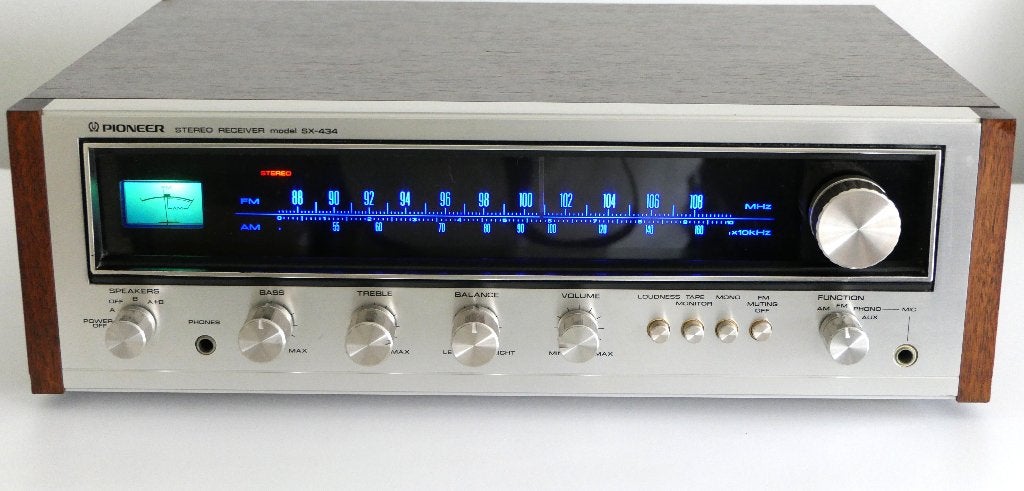 Pioneer SX434 receiver, Ophalen of Verzenden, Zo goed als nieuw, Stereo, Pioneer