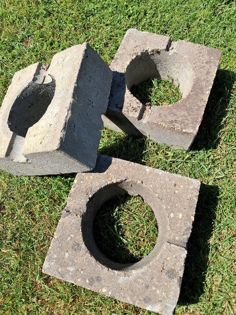 Betonnen bloempothouders, Tuin en Terras, Ophalen