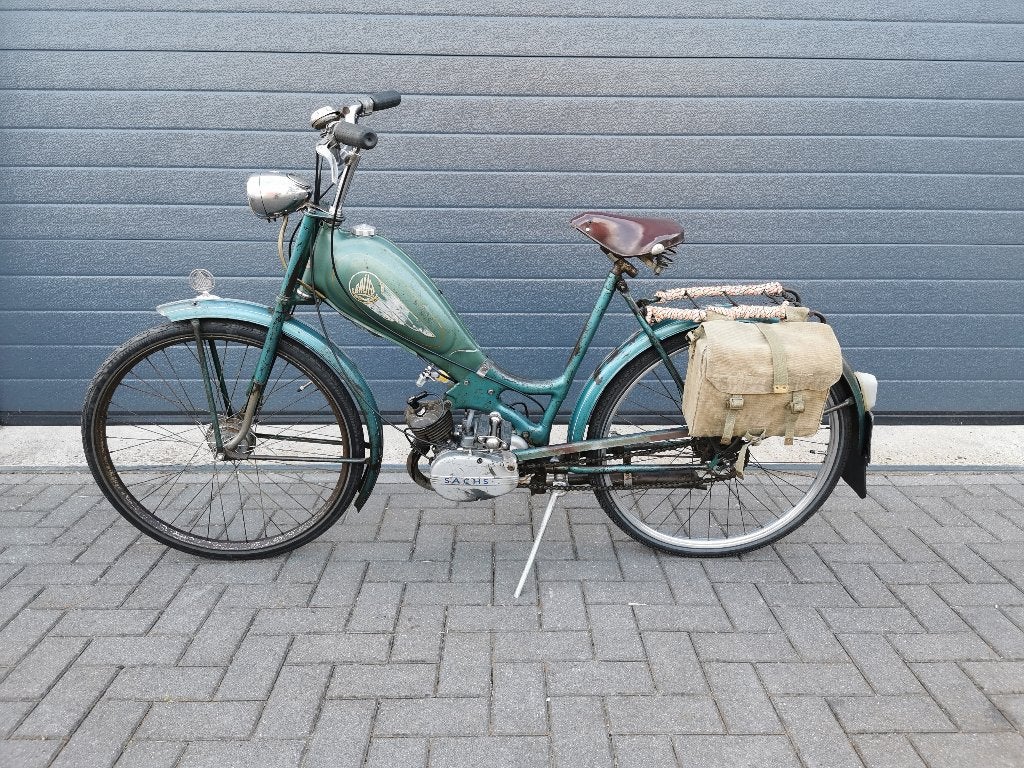 BAUER B50 BROMFIETS UIT 1954, Enlèvement, 2 vitesses, Autres marques
