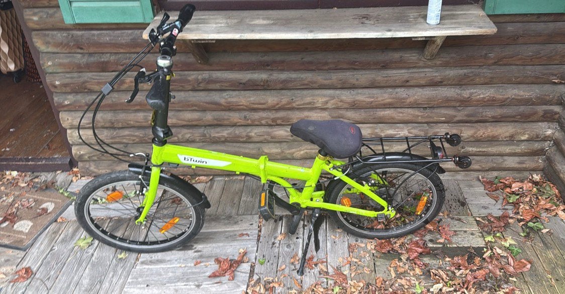 B’twin plooifiets, Vélos & Vélomoteurs, Trottinettes, Enlèvement ou Envoi, Comme neuf